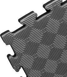 Rage Gymnastikmatte Puzzle 100x100x2,5cm 1Stück Beidseitig Schwarz/Grau