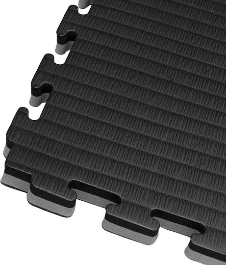 Rage Double Sided EVA Gym Floor Puzzle Tatami Mat Black 100x100x3cm