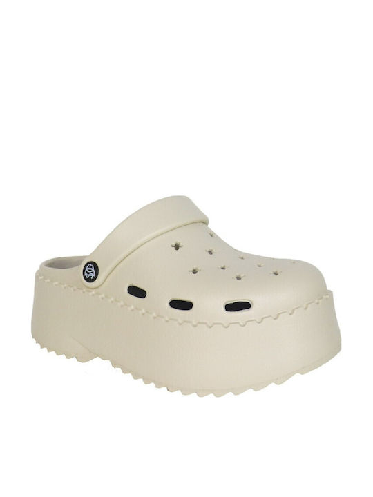 Superdry Women Anatomic White Clogs