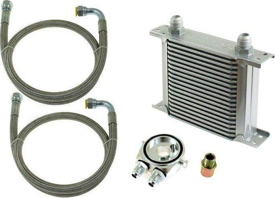 D1spec_d Turboworks Slim Line Oil Cooler 25 Rows 140x195x50 An10 Silver