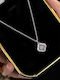 Halskette aus Silber mit Zirkon