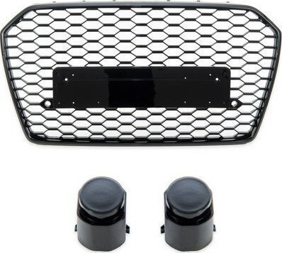 MTuning Sportmaske Glänzendes Schwarz Audi A6 C7 Facelift 2015-2018