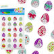 Puffy Stickers Eggs 24 Pieces Cf12/288