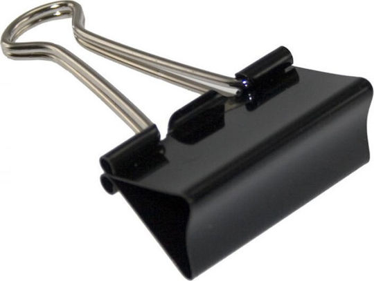 Κλιπ Χαρτιού Stickn Ατσάλι Μαύρο 30mm Foldback 12τμχ/πακ 12 Τμχ