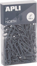 Apli Up North Round Paper Clips 28mm 140pcs Box Hanger Blue