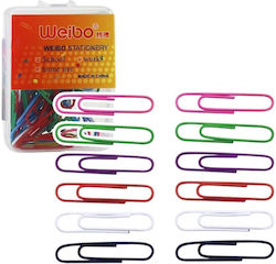 Clipsuri De Hârtie De Birou Colorate 30mm 40 Bucăți
