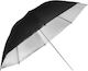 Glareone Studio Regenschirm Silber 100 Cm