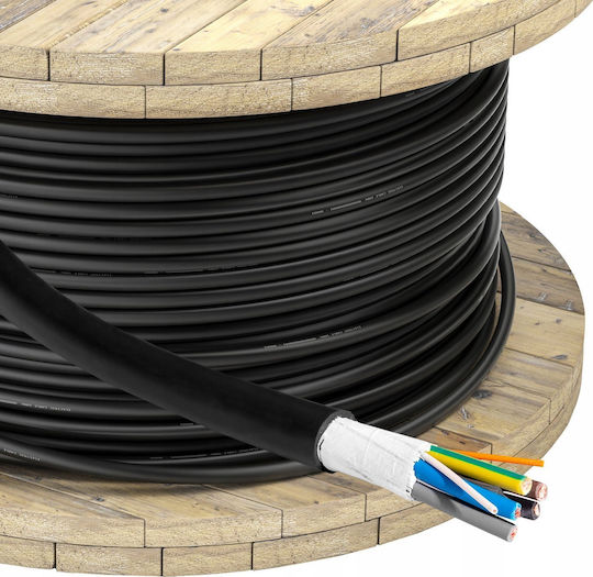 Power Cable Akyga Ev Power Cable Ak-sc-e12 Cu 5x6mm + 2x0.5mm 3-phase 32a 450/750v 1m