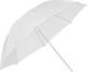 Studio Regenschirm Glareone Transparent Weiß 90cm