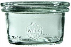 Weck Set 12Stück Gläser Allgemeine Verwendung mit Deckel Glas Transparent 50ml