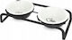 Barry King Ceramic Bowl Food for Dog & Cat 12cm in White Color