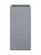 Beliani Grauer Blumentopf 26x26x60cm