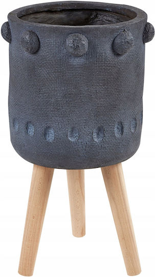 Beliani Ghiveci Ceramică Graphite