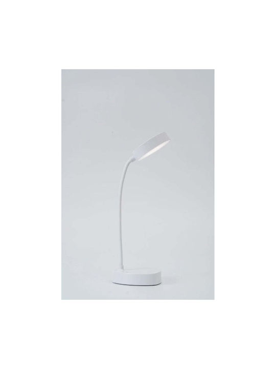 Avide Wiederaufladbar LED Schreibtischlampe in Weiß Farbe