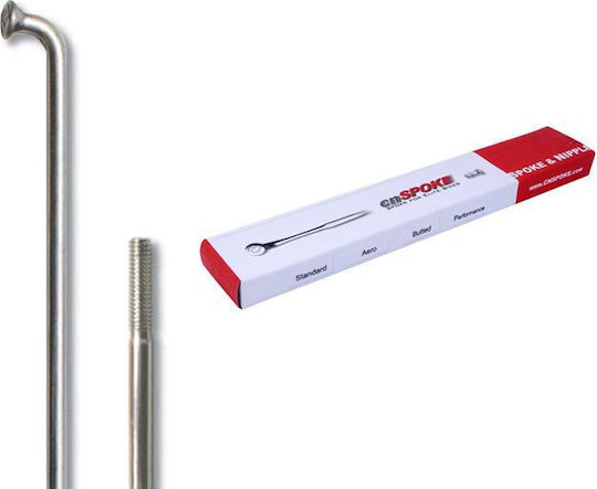 Cn Spoke Spokes Std14 2.0-2.0-2.0 Oțel Inoxidabil 176mm Argintii + Nipples 144 Buc