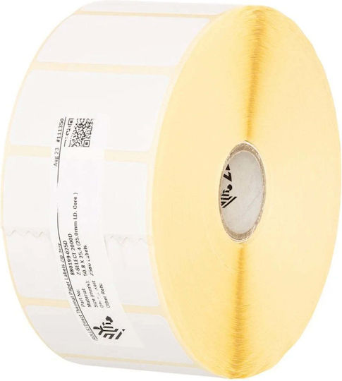 Zebra Selbstklebende Etikettenrollen 102x25mm 1Stück