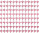 Godan Curtain B&c Hearts Lilac Print 100x200cm
