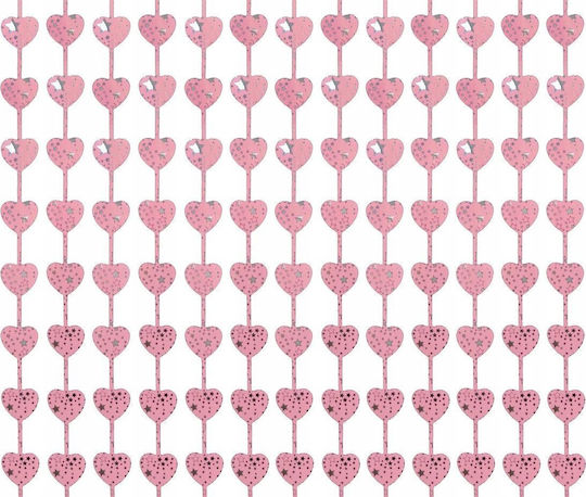 Godan Curtain B&c Hearts Lilac Print 100x200cm
