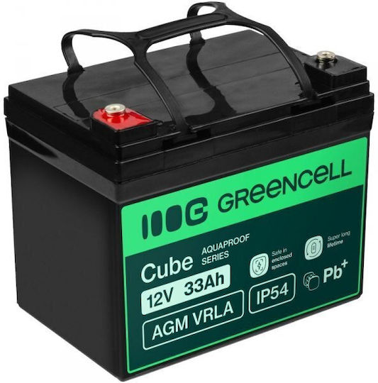 Green Cell UPS Battery with Capacity 33Ah and Voltage 12V 1pcs