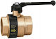 Ballstop Ball Valve Built-in Check Valve Potable Water 1 1/2 Lever Handle