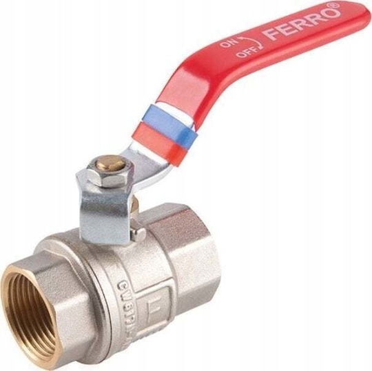 Ferro Kfp10 Ferro Spherical Water Valve Handle 3/8'' Female-Female F-power