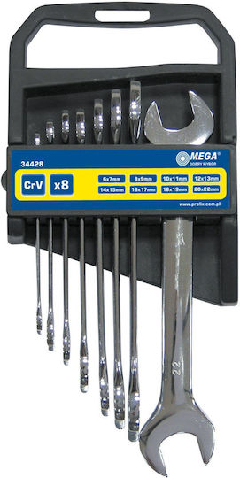 Mega Set of 6 German Wrenches with Head Sizes from 6mm to 17mm