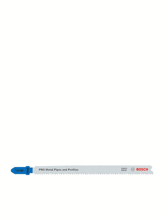 Bosch T-shank Saw Blade Metal Pipes Profiles T321bf 132 Mm 2 Pcs