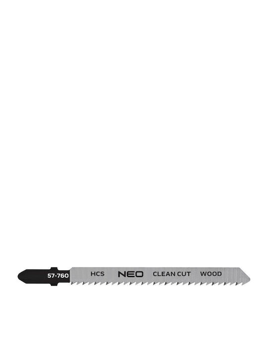 NEO Stichsägeblätter Hcs 10tpi T-Schiene Set 2 Stück Sauberer Schnitt