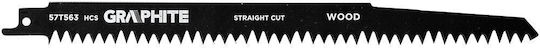 Reciprocating Saw Blade Hcs 240 X 19 X 1.5 Mm 5 Tpi