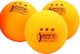 Set 6 Orange Ping Pong Balls Diameter 40mm Category 3 Training Best Sporting 23113