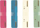 Herlitz Dokumenten-Abscheider Karton 3,4x15cm Farbvielfalt Kartonstreifen