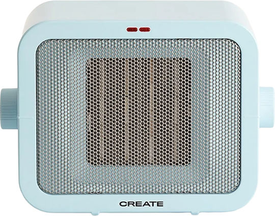 Create Warm Box Κεραμικό Αερόθερμο Δωματίου Δαπέδου Μπλε 1500W