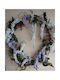 Große Dekorative Krone Mit Künstlichen Blumen 1,70 X 1,40 Cm