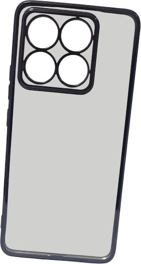 Naxius Plating Back Cover Silicon Negru (Xiaomi 14TRealme 14T)