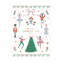 Weihnachtsaufkleber Ballet Nussknacker 10 Blätter