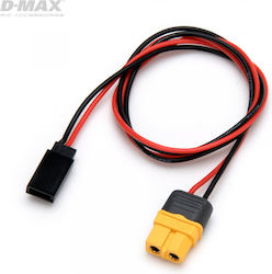 Dynomax Ladekabel Futaba Rx Zu Xt60 20awg 500mm B9668 Dynomax