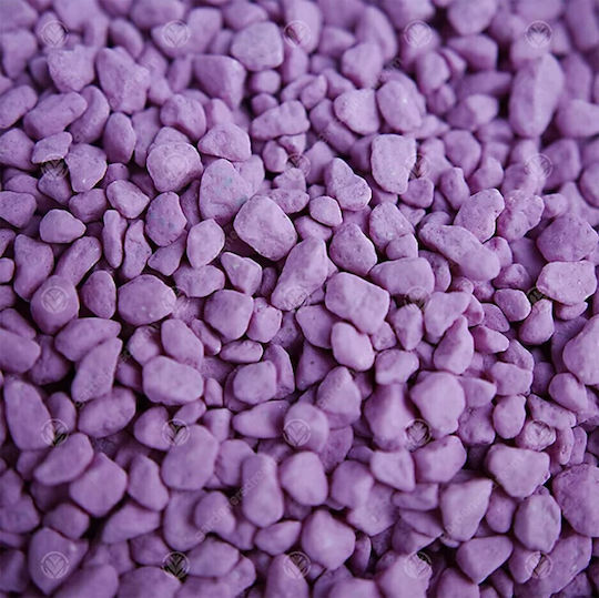 Φυσικο Χαλικι Ενυδρειου Μωβ 4-6 Mm 1 Kg