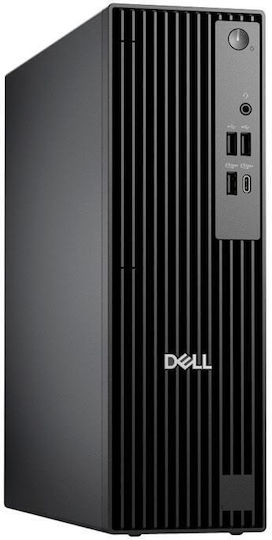 Dell Pro Slim QCS1250 Настолен Компютър (i3-14100/8GB DDR5/512GB SSD/Linux)