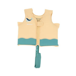 Vesta De Salvare Whale Teal 3-6 Ani Monnëka