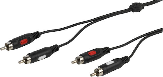Vivanco Cable 2x RCA male - 2x RCA male 15m