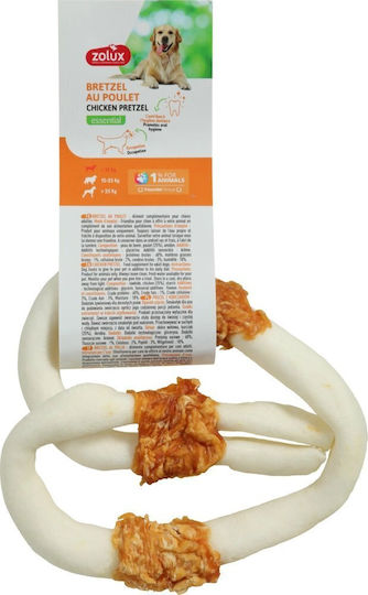 Duvo Plus Knochen für Hunde mit Geschmack Huhn 12cm