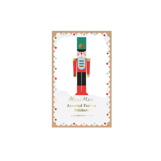 Αυτοκόλλητα Χριστουγεννιάτικα Nutcracker 50τμχ