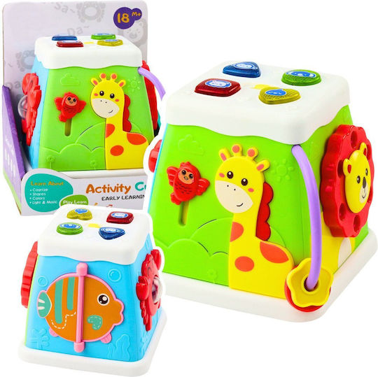 Lean Toys Activity Cube Interactive Educational with Light and Sounds