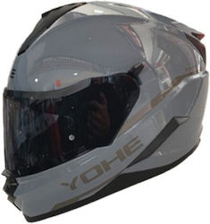 Yohe 983 Full Face с Sun Visor ECE 22.06 Glossy Grey