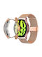 Brățară + Husă Capac De Protecție Samsung Galaxy Watch 6 44 Mm Roz Auriu