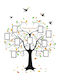 Autocolant De Perete Mobilă Pvc Autoadeziv Design Copac 9 Rame Foto Amintiri De Familie Dimensiune 204 X 160 Cm Original Deals