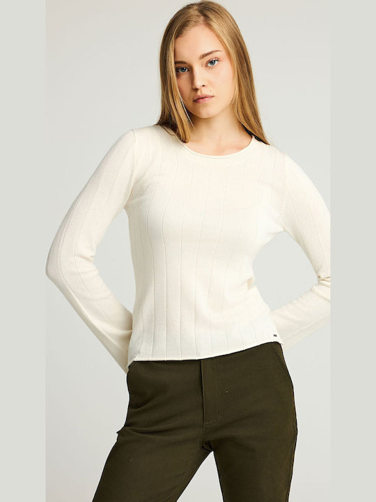 Funky Buddha Women's Sweater White