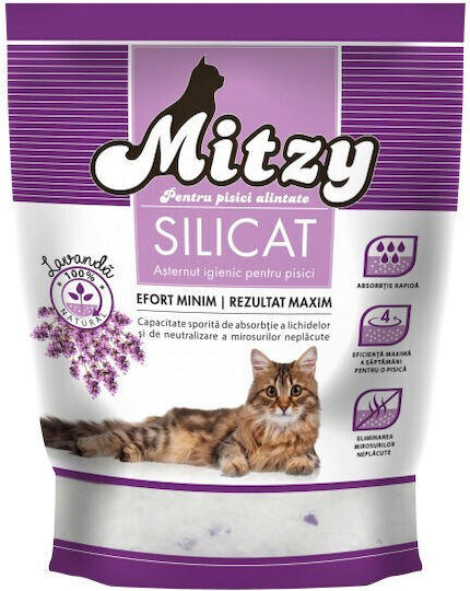 Silicat Crystal Cat Litter with Scent Lavender 3.8lt