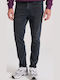 Men's Jeans Pants Elastic with Slim Fit Light Fading