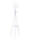 Pakketo Metallic Coat Rack White Denner 48.5x48.5x180cm